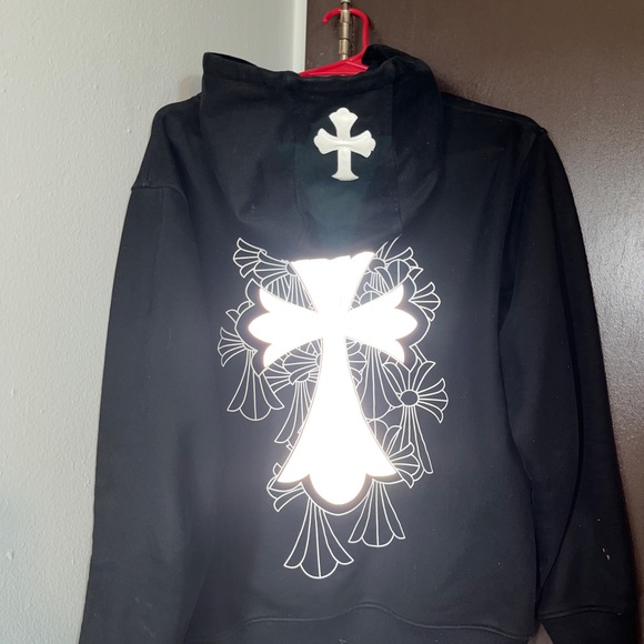 Chrome Hearts Black sweater with reflective logo. in PERFECT condition. - Picture 7 of 13